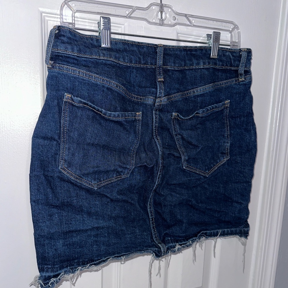 Old Navy Dark Blue Denim Mini Skirt - Picture 5 of 6